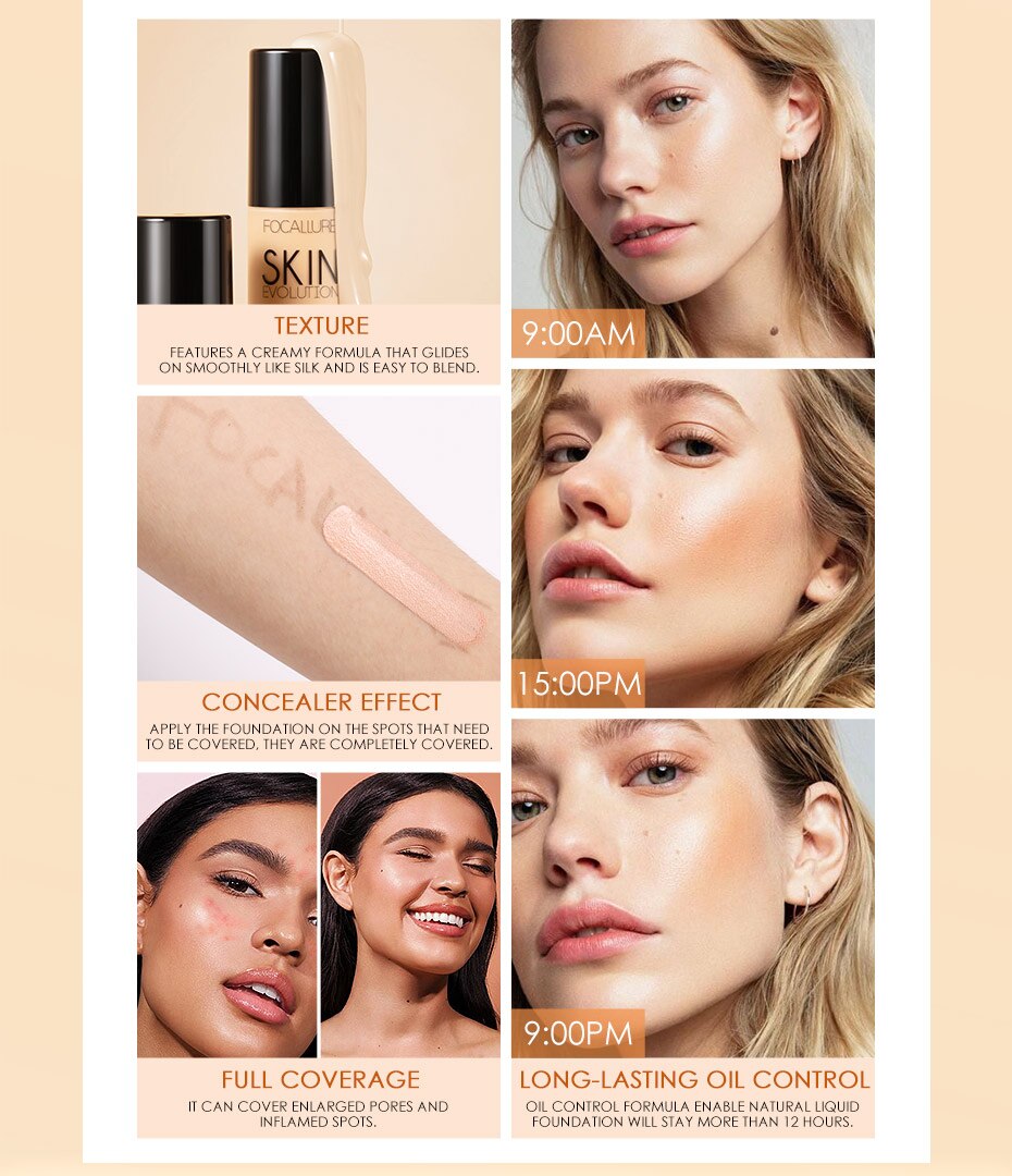 Oil-Control Liquid Foundation