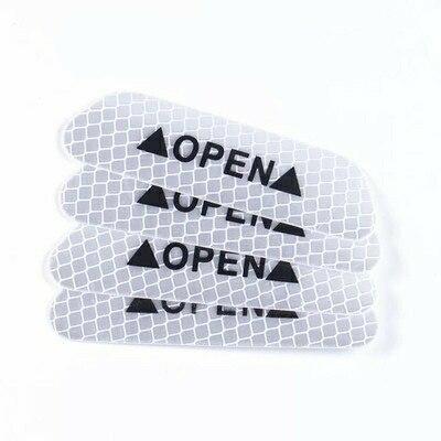 Car Door Universal Safety Sticker Set 4 Pcs