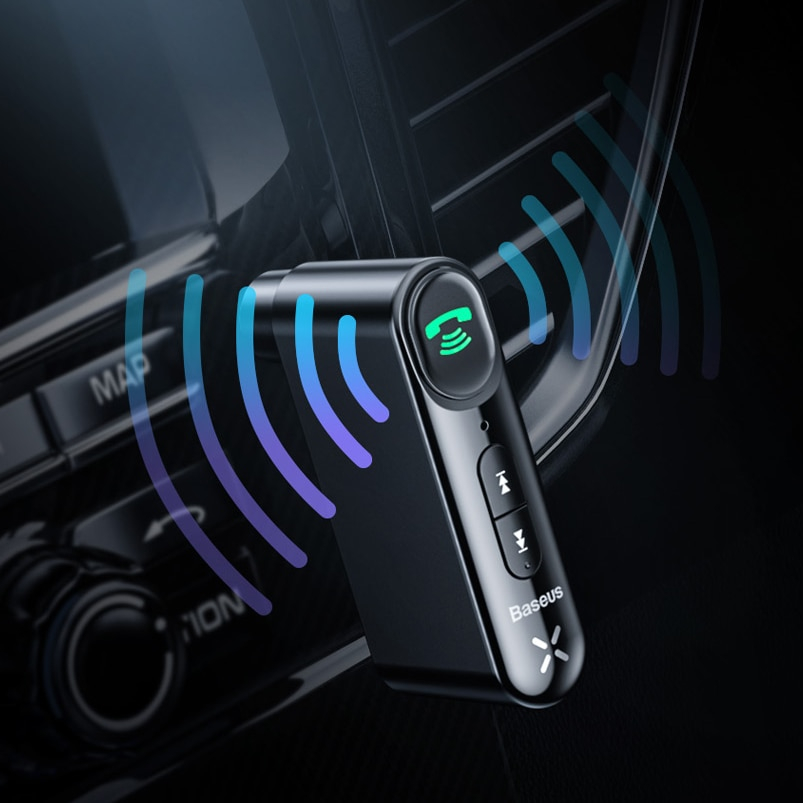 Bluetooth 5.0 Car Adapter with AUX