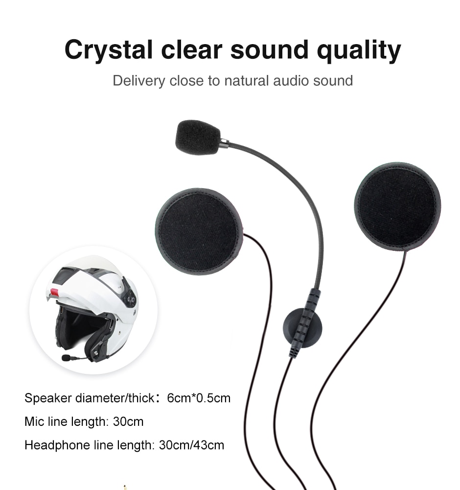 Motorcycle Bluetooth Intercom for Six Riders