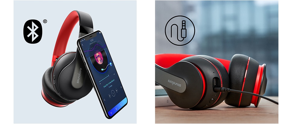 Wireless Bluetooth Headphones with 60-Hour Playtime