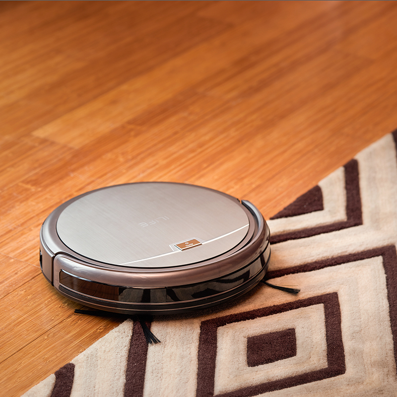 Robot Vacuum Cleaner with Power Suction for Thin Carpet