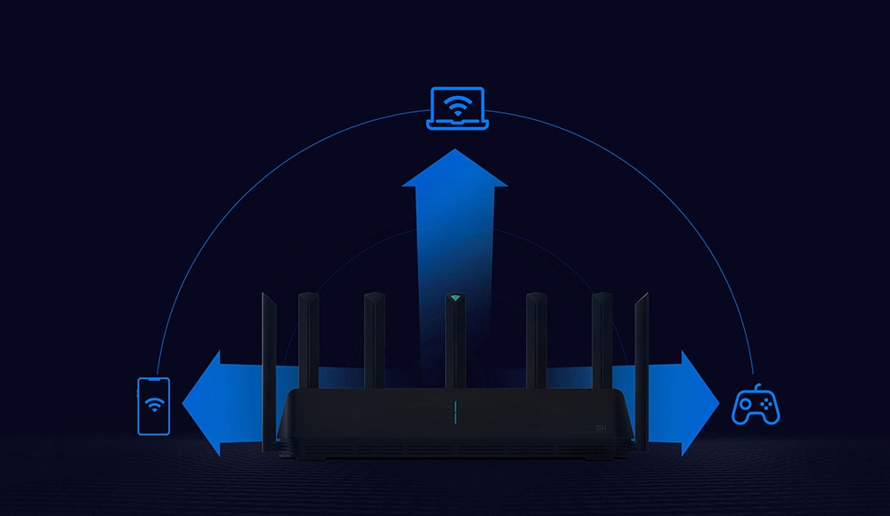 Smart WiFi Router with Dual-Band