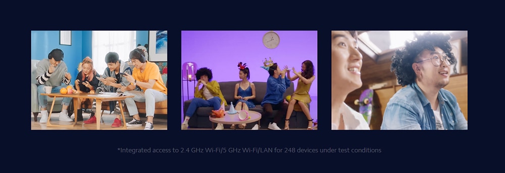 Smart WiFi Router with Dual-Band