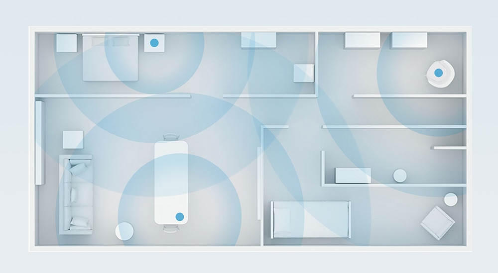 Smart WiFi Router with Dual-Band
