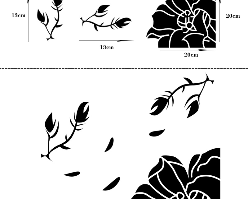 Butterfly Patterned Refrigerator Stickers