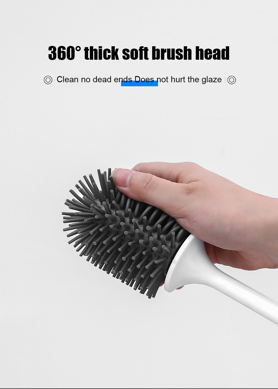Multifunctional Toilet Brush Head