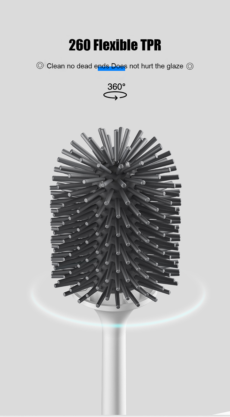 Multifunctional Toilet Brush Head