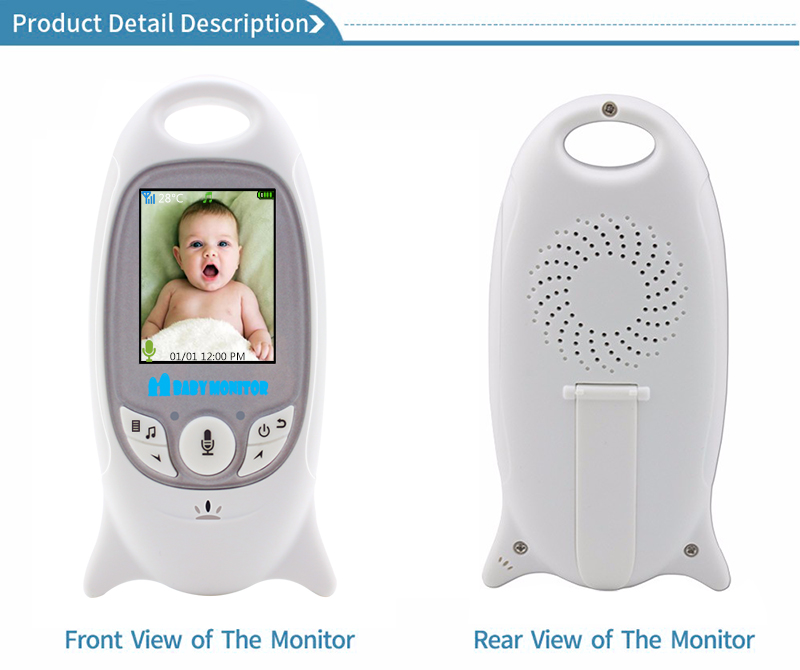 Portable Infrared White Baby Monitor