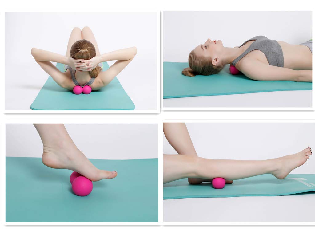 Hard Rubber Massage Peanut Ball
