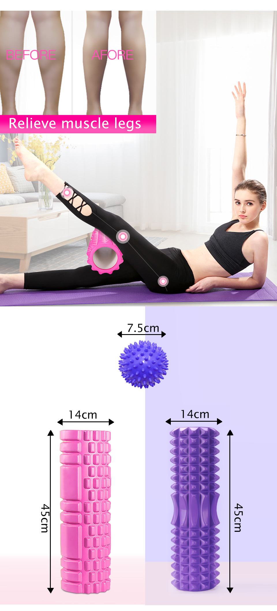 Yoga Muscle Foam Roller