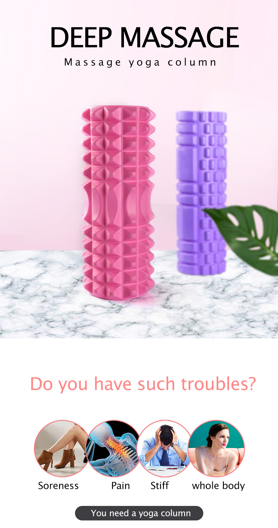 Yoga Muscle Foam Roller