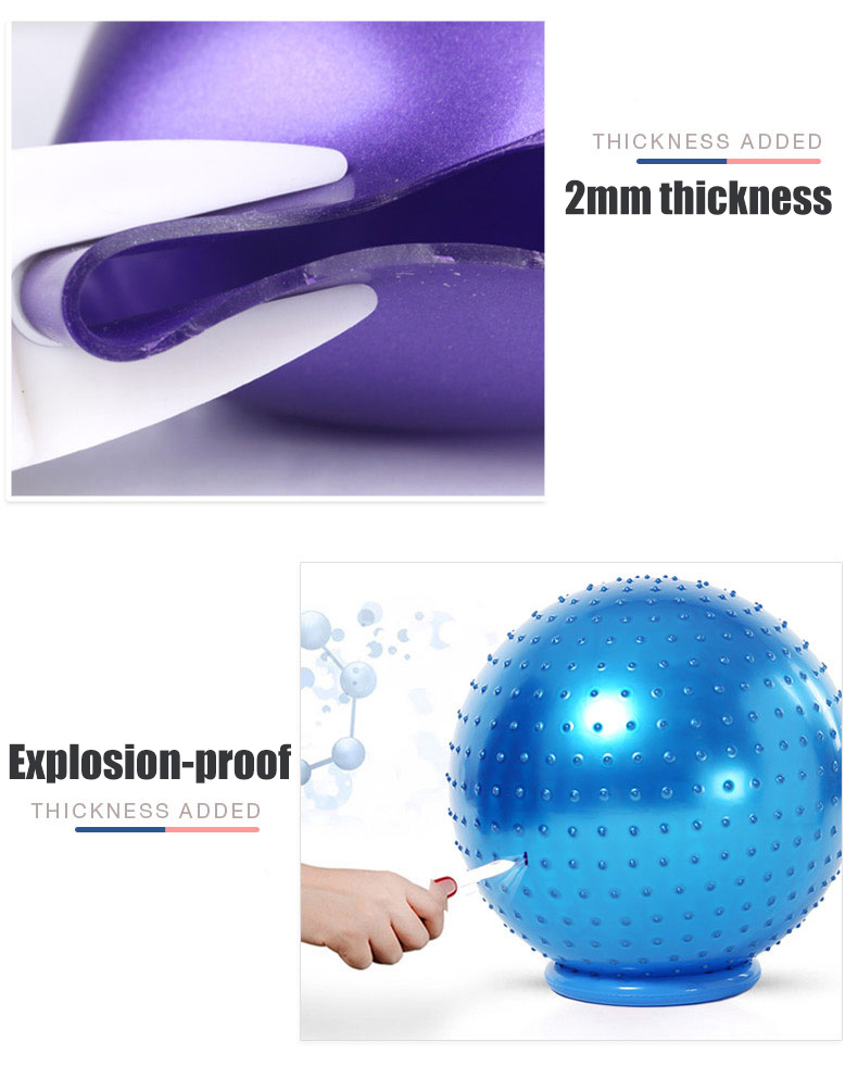 Explosion-Proof Massage Yoga Ball for Exercises