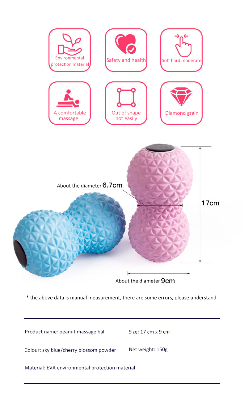 Fitness Peanut Massage Foam Roller