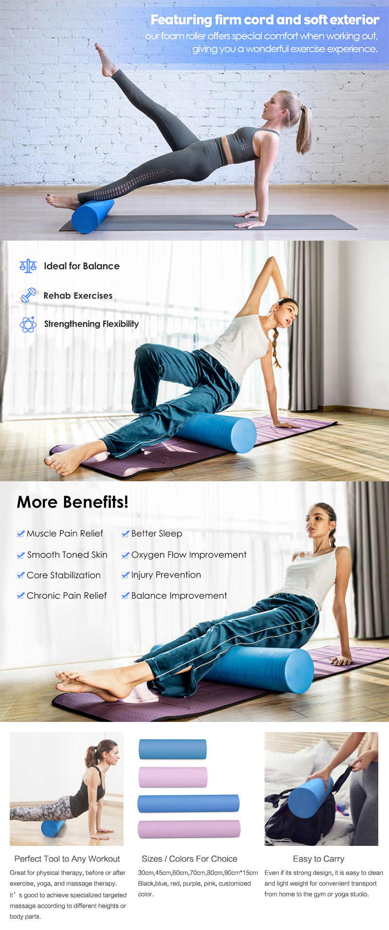 Massage Muscle Solid Roller