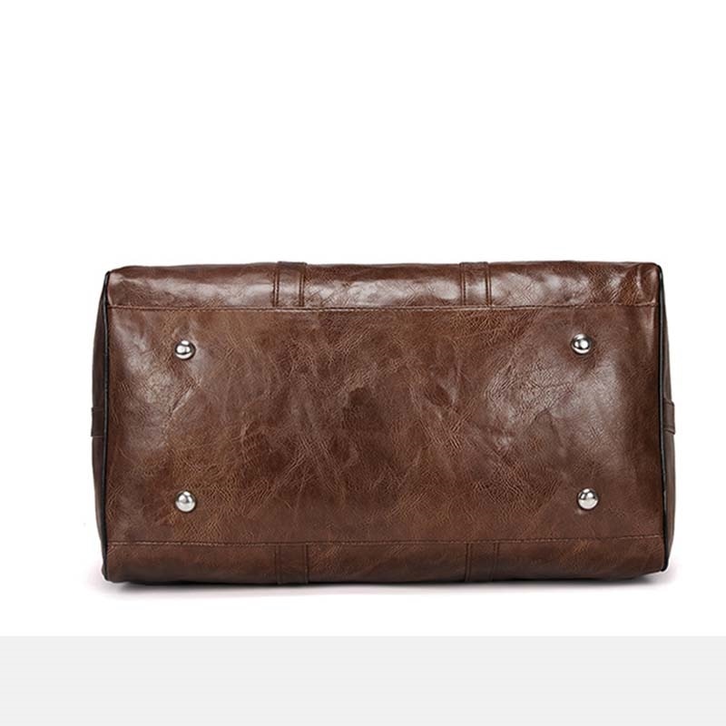 Vintage Eco-Leather Gym Bag