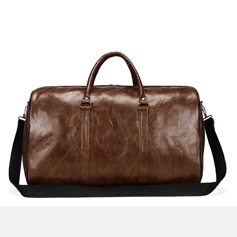 Vintage Eco-Leather Gym Bag