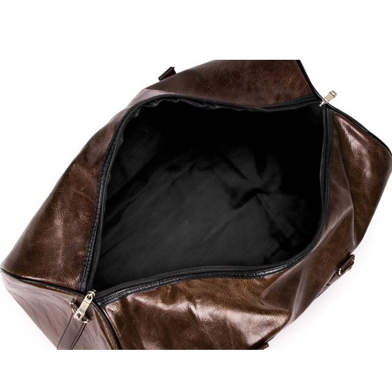 Vintage Eco-Leather Gym Bag