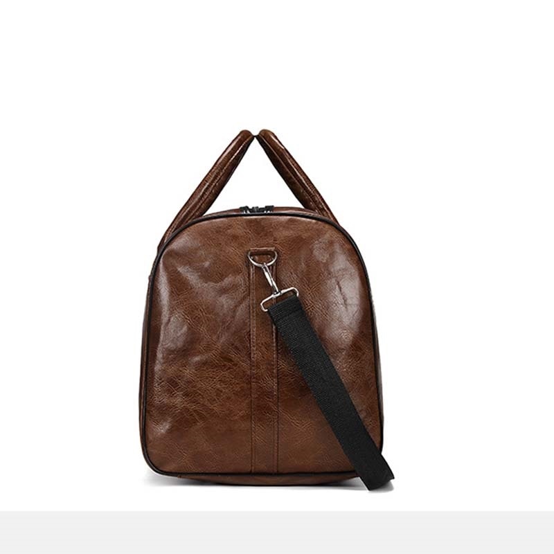 Vintage Eco-Leather Gym Bag