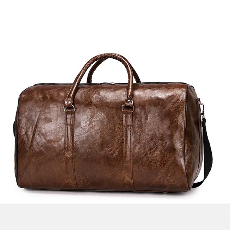 Vintage Eco-Leather Gym Bag