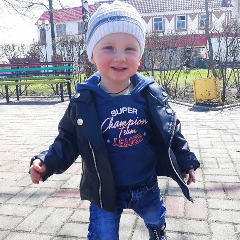 Toddler's Eco-Leather Biker Jacket