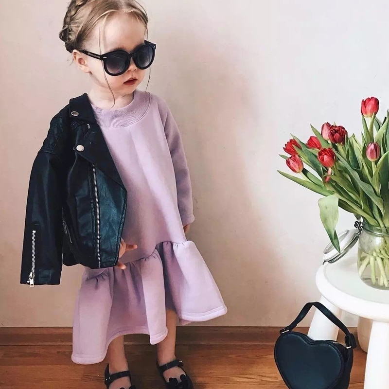 Toddler's Eco-Leather Biker Jacket