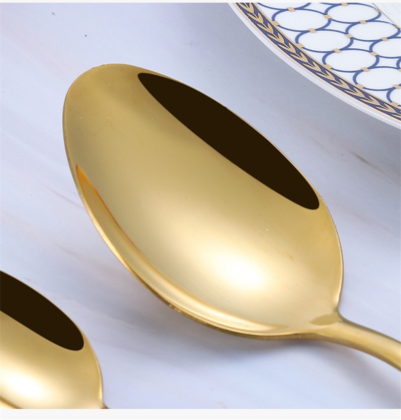 Eco-Friendly Stainless Steel Tableware 4 pcs Set