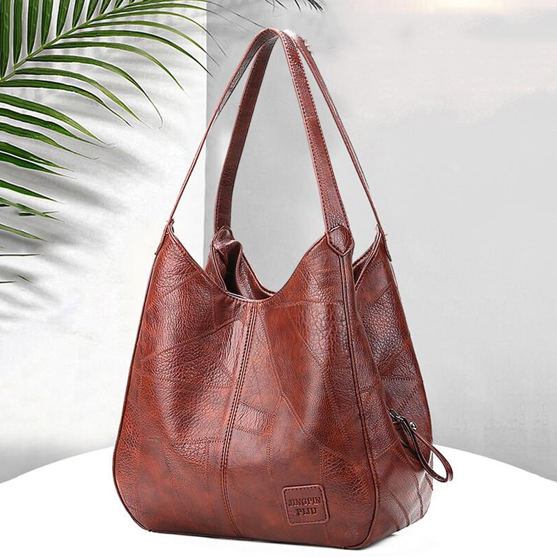 Women's Marble Eco-Leather Tote Bag