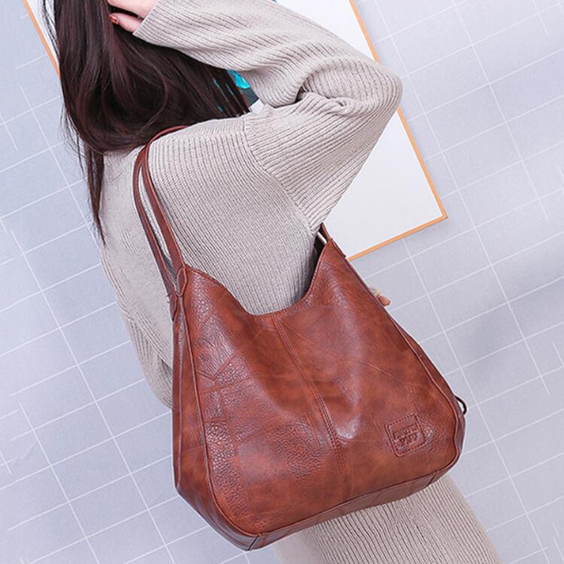 Women's Marble Eco-Leather Tote Bag