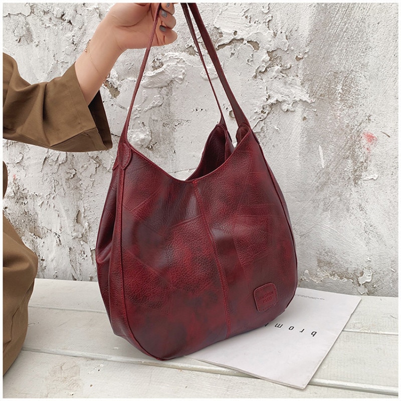 Women's Marble Eco-Leather Tote Bag