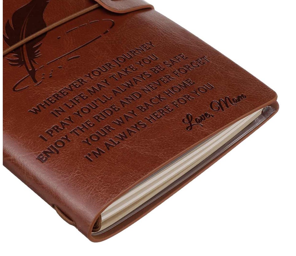 Son / Daughter / Wife / My Man Engraved Eco-Leather Notebook