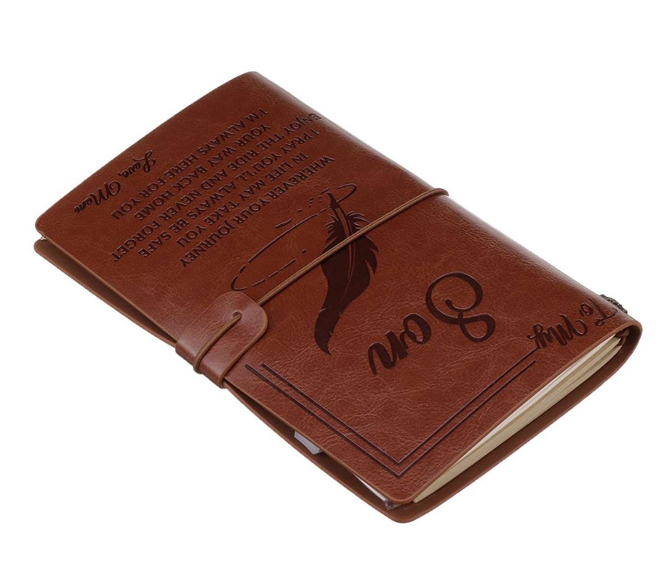Son / Daughter / Wife / My Man Engraved Eco-Leather Notebook