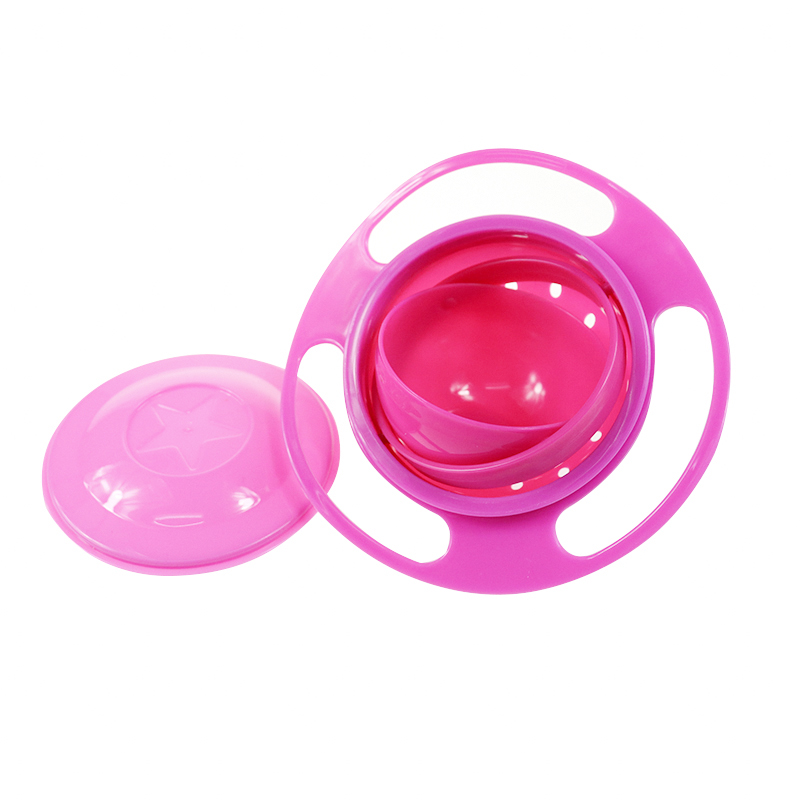 Baby's Rotating Plastic Bowl